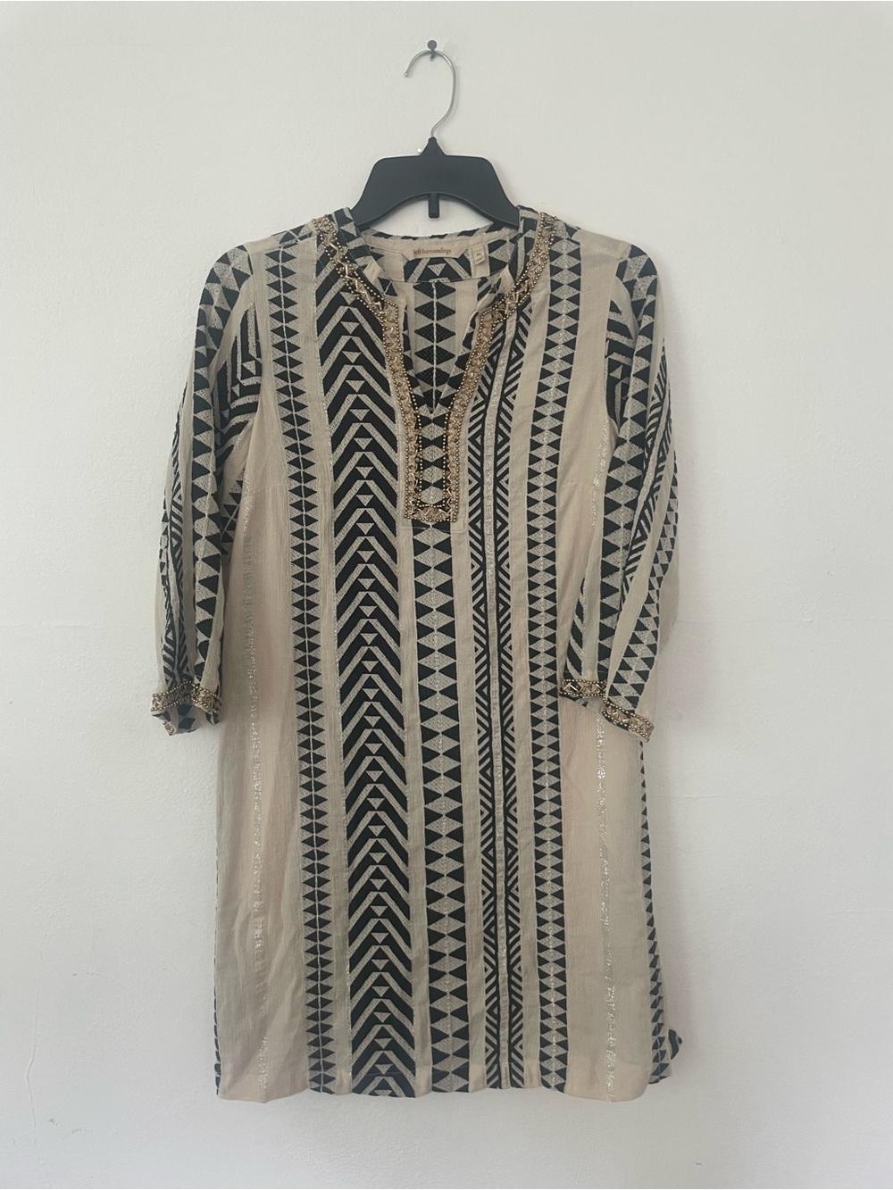 Soft Surroundings Boho Embroidered Kaftan